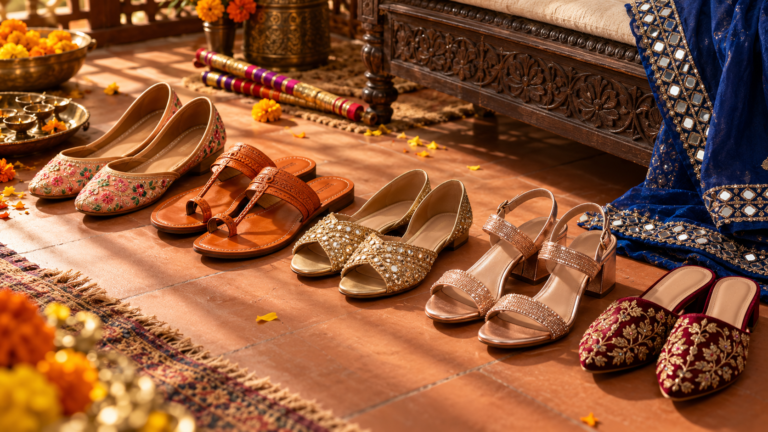 Five festive footwear styles.